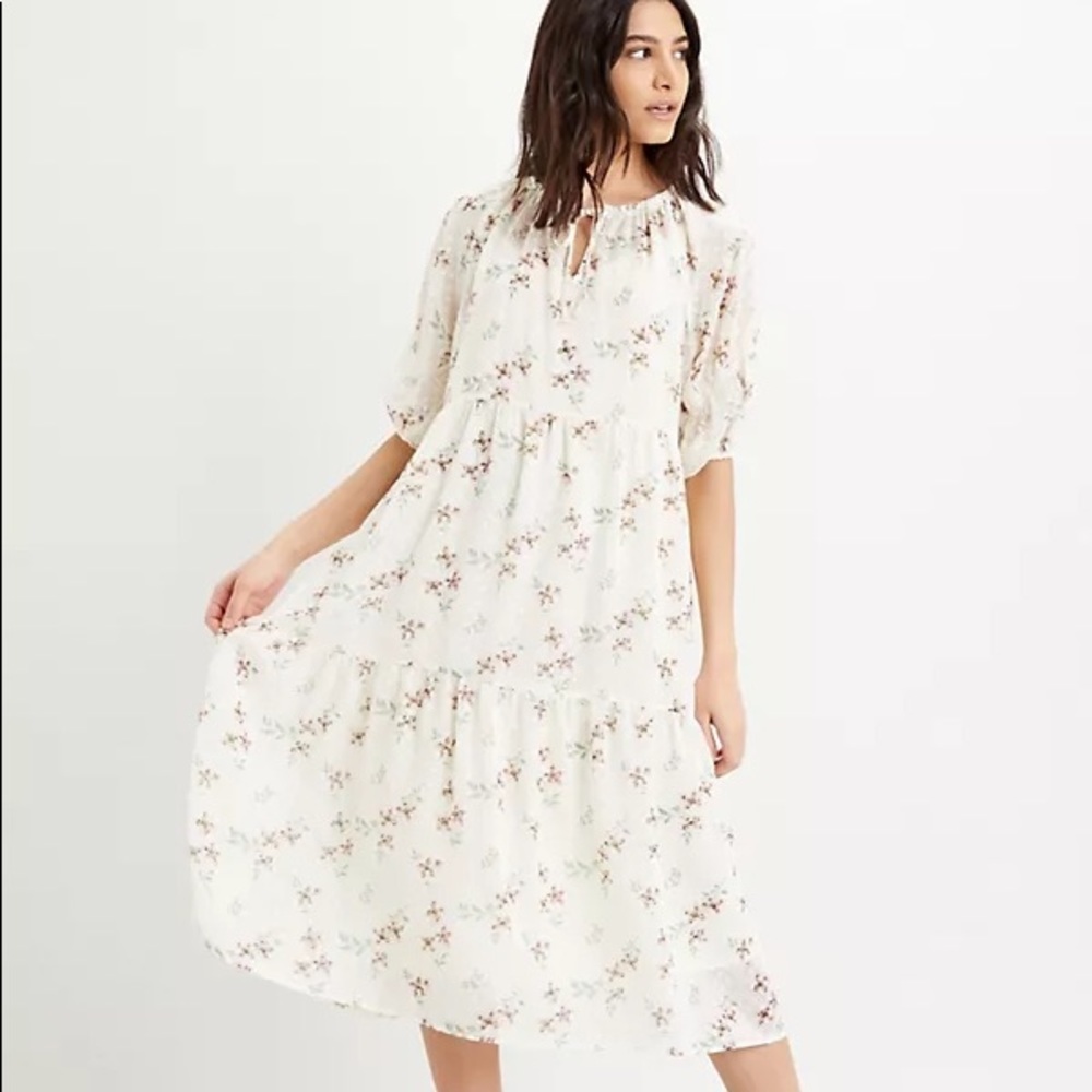 Levi’s Azalea Boho Cream Floral Dress Size XS